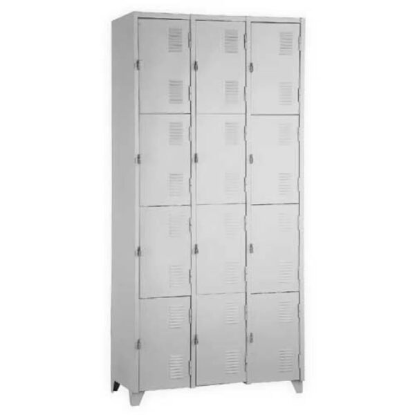 ROUPEIRO DE AÇO DE 12 PORTAS PEQUENAS