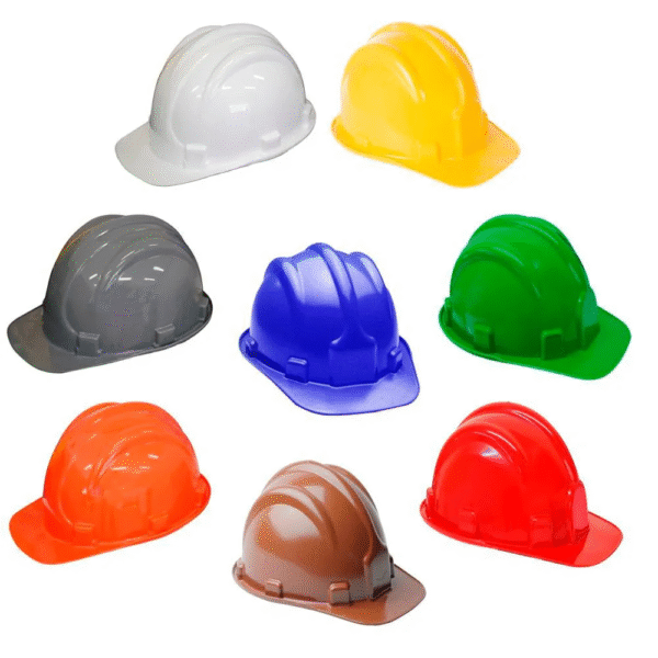 CAPACETE DE PROTEÇÃO PLASTICOR COM CARNEIRA.