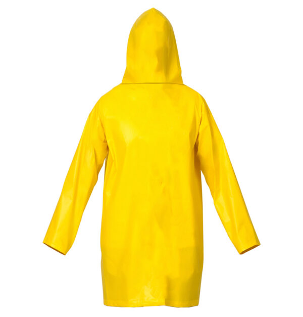 CAPA DE CHUVA PVC AMARELA FORRADA. - Image 2