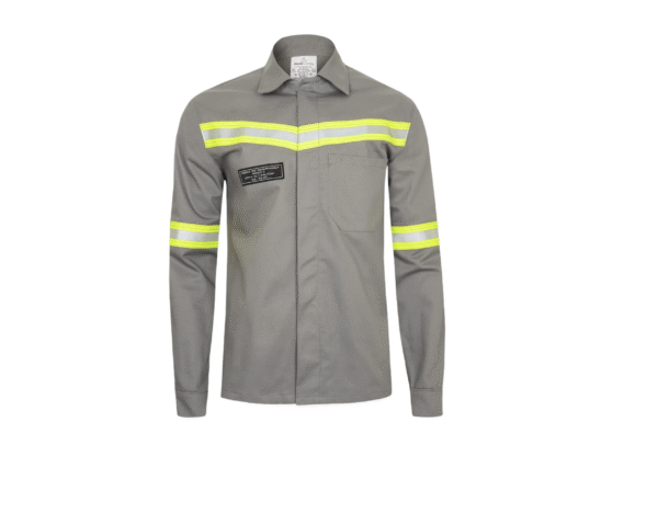 CONJUNTO  ELETRICISTA RISCO II NR10 COR CINZA - Image 3