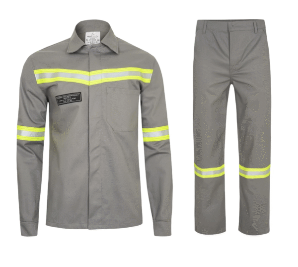 CONJUNTO  ELETRICISTA RISCO II NR10 COR CINZA
