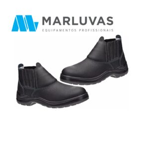 BOTINA DE COURO VULCAFLEX B. ACO 10VB48A