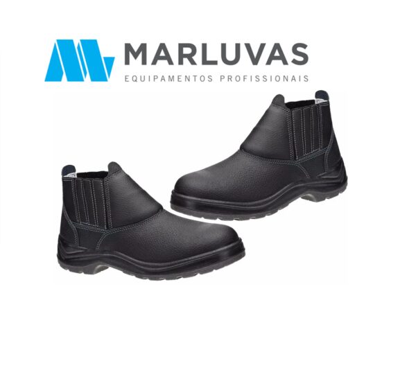 BOTINA DE COURO VULCAFLEX B. ACO 10VB48A