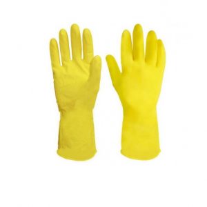 LUVA LATEX AMARELA MULTIUSO.