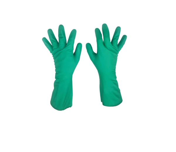 LUVA NITRÍLICA VERDE.
