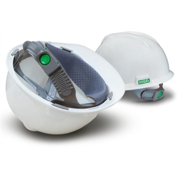 CAPACETE DE PROTEÇÃO M.S.A BRANCO CARNEIRA E JUGULAR.