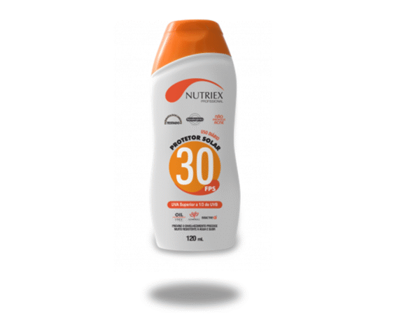 PROTETOR SOLAR FATOR 30 DE 120ML NUTRIEX.