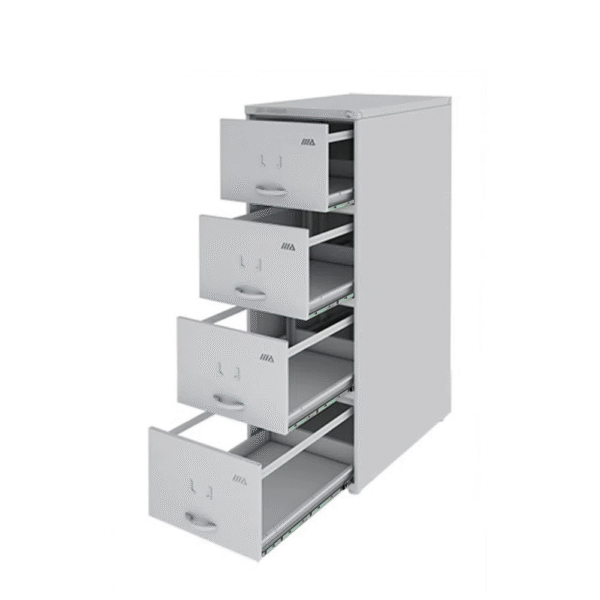 ARQUIVO DE ACO 4 GAVETAS 133 X 470 X 500.