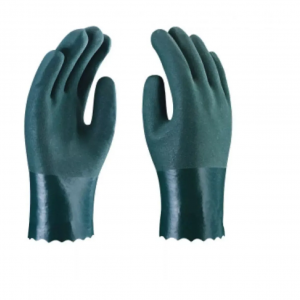 LUVA DE PVC VERDE FORRADA
