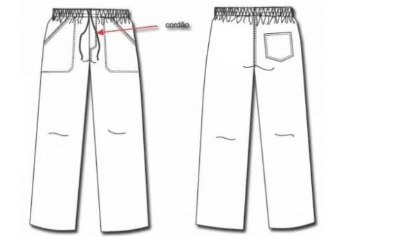 CALÇA DE BRIM LEVE COR AZUL ELÁSTICO TOTAL - Image 6