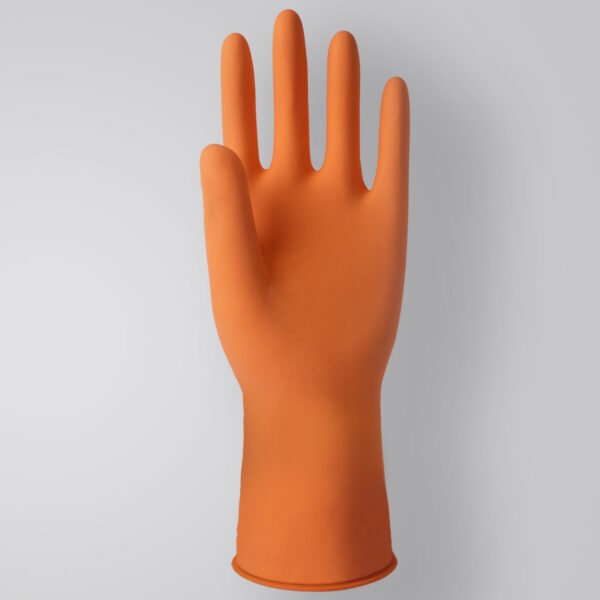 LUVA LÁTEX SANRO PLUS LARANJA. - Image 4