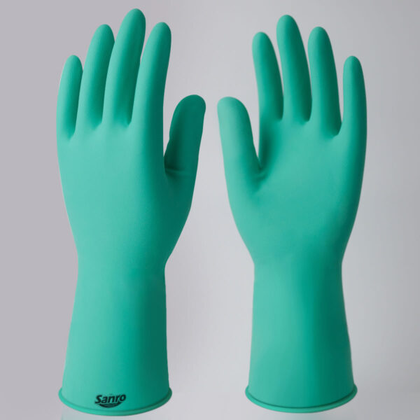 LUVA LÁTEX SANRO SOFT VERDE. - Image 2